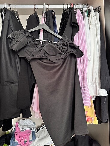 s Beden siyah Renk H&M elbise