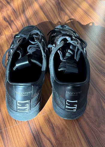 Valentino Siyah Bağcıklı Erkek Spor Ayakkabı - Görsel 2