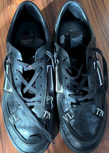 Valentino Siyah Bağcıklı Erkek Spor Ayakkabı - Görsel 4