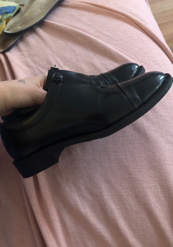 Tokalı Siyah Klasik kadın ayakkabısı - Görsel 5