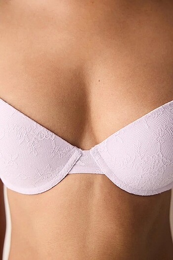 diğer Beden pembe Renk Pleasure Lace Dantel Açık Pembe Sütyen 80B