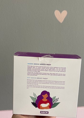 Mochi Göğüs Pedi 40'lı Beyaz - Görsel 3