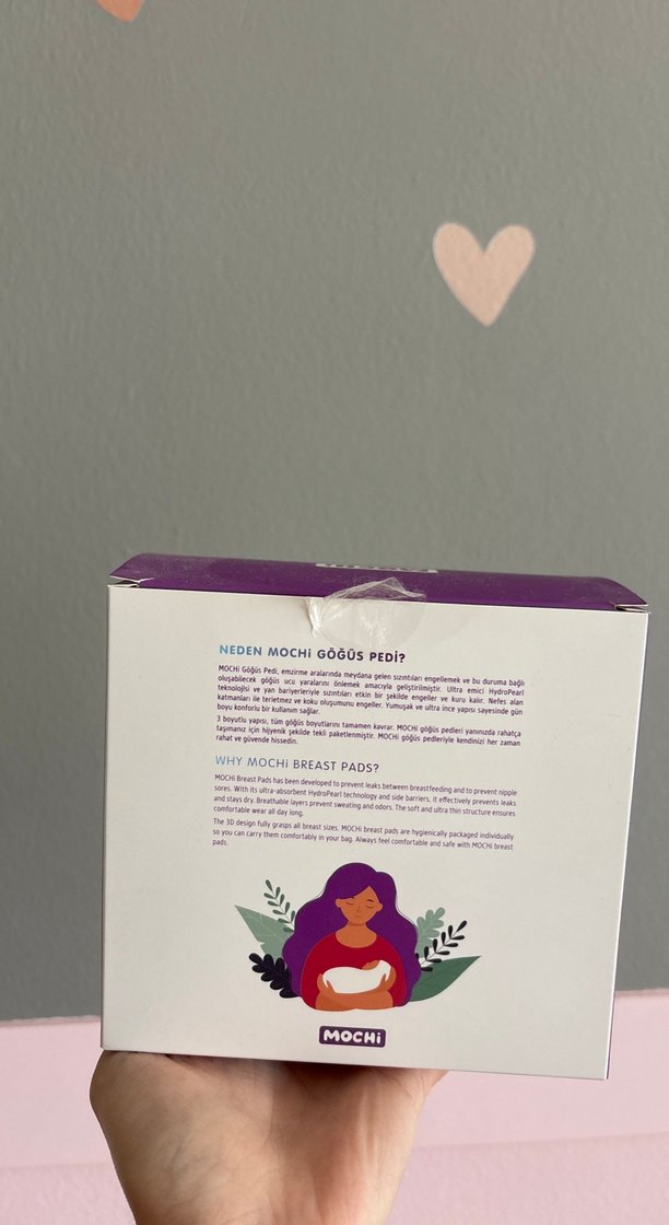 Mochi Göğüs Pedi 40'lı Beyaz - Görsel 3