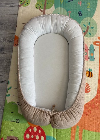 Pastel Kahverengi Bebek Yatağı BabyNest - Görsel 6