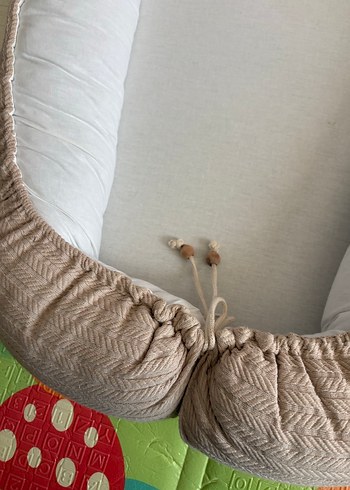 Pastel Kahverengi Bebek Yatağı BabyNest - Görsel 2