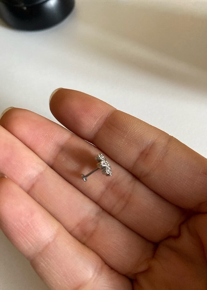 Kulak Tragus Çelik piercing - Görsel 4