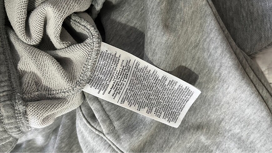 l Beden gri Renk nike club fleece