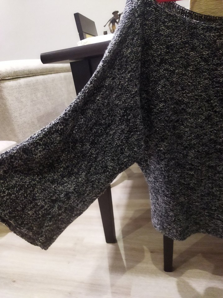 Gri Örgü Kadın Kazak - Görsel 2