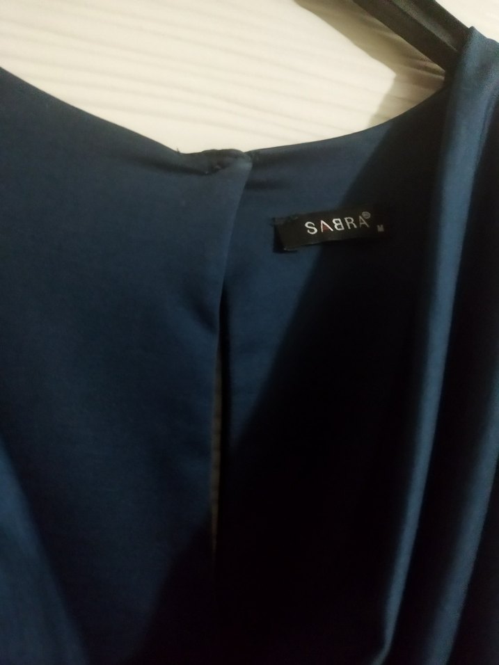 turkuaz elbise - Görsel 4