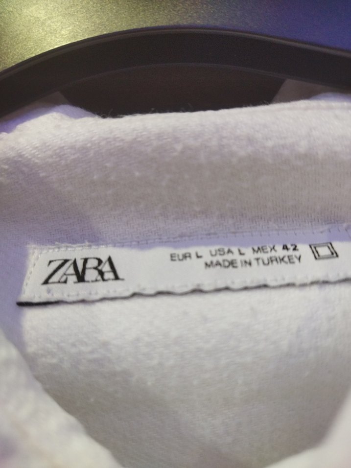 Erkek Beyaz Pamuklu Uzun Kollu Gömlek - Görsel 2