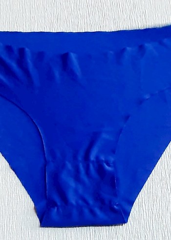 Kadın Mavi Düz Bikini Altı