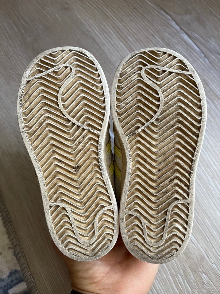 Beyaz Kız Çocuk Sneakers, Cırt Cırtlı, Nakışlı - Görsel 5