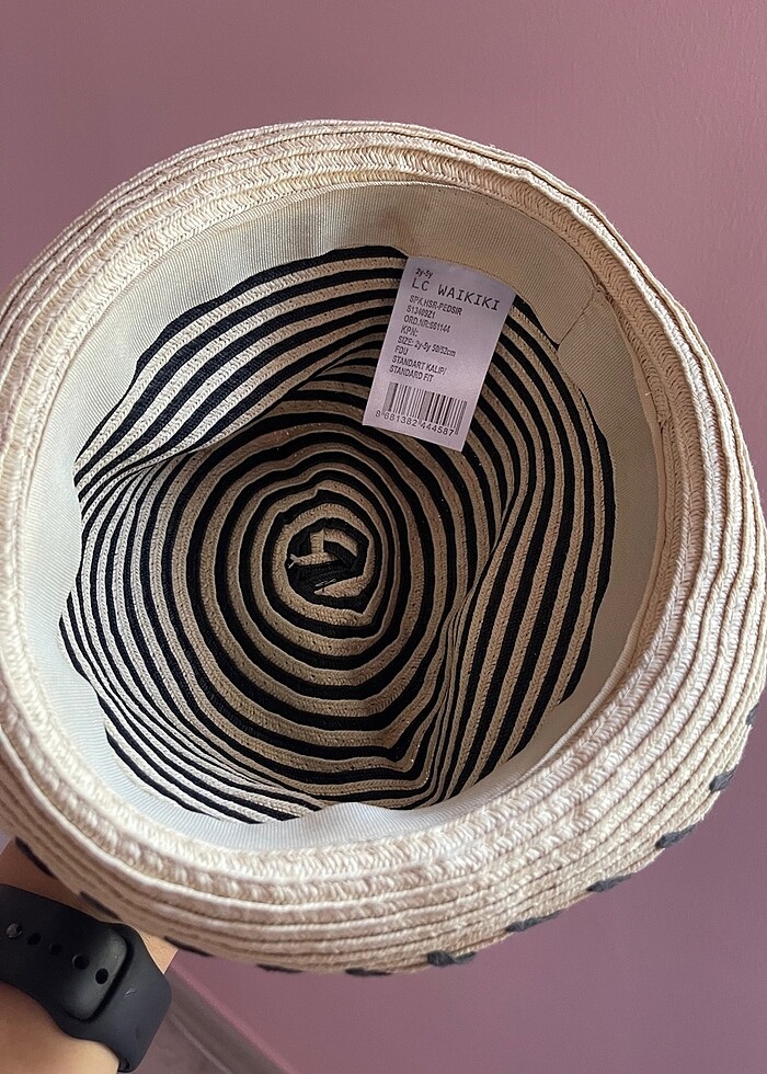 Kız çocuk hasır şapka - Görsel 3