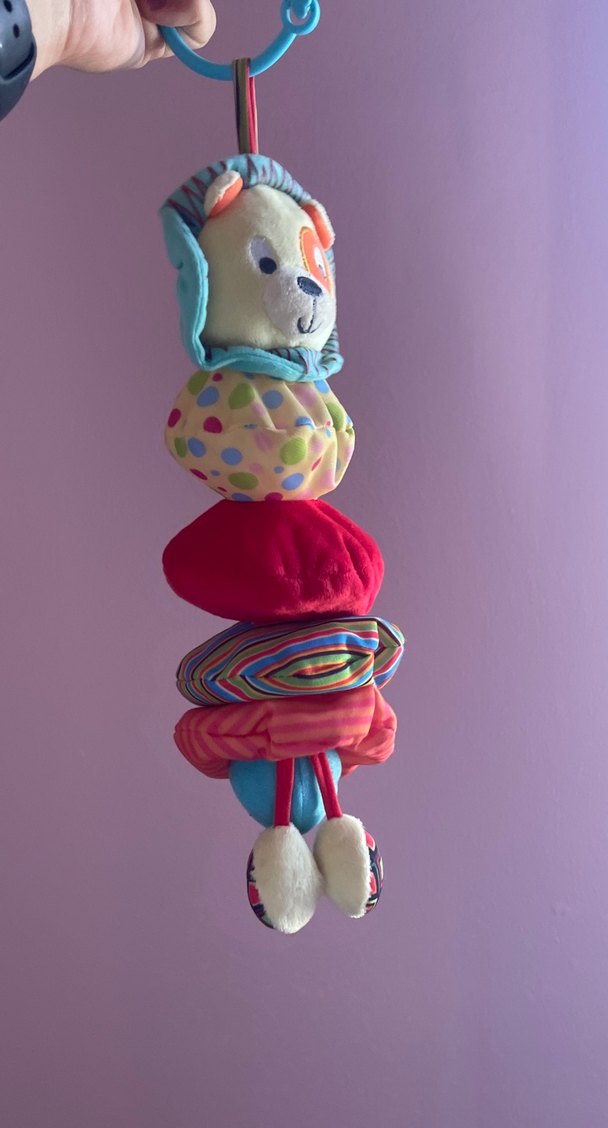 Titreşimli Renkli Ayıcık Diş Kaşıyıcı ve Çıngırak - Görsel 4