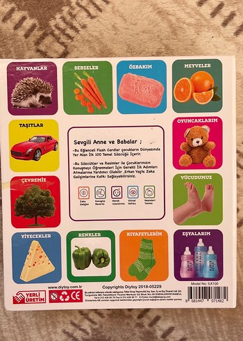 İlk 100 Sözcük Flash Kartları - Görsel 4