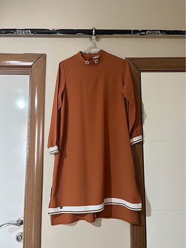 40 Beden turuncu Renk Tunik