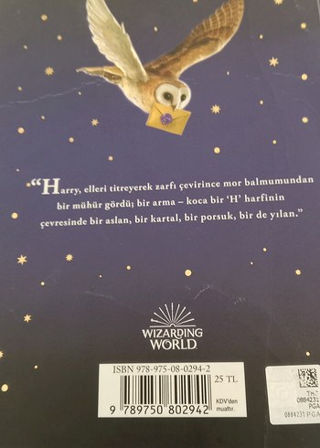 Beden Renk Harry Potter ve Felsefe Taşı - J.K. Rowling