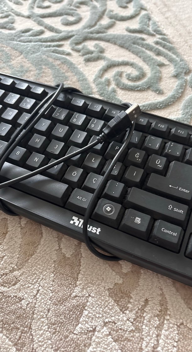 Kablolu Siyah Standart Klavye - Görsel 3