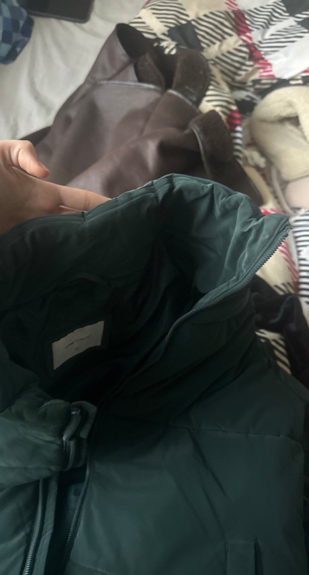 Dik yaka mont - Görsel 4