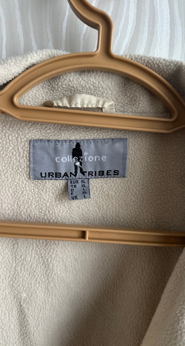 Bej Keten Midi Kadın Ceket - Görsel 2