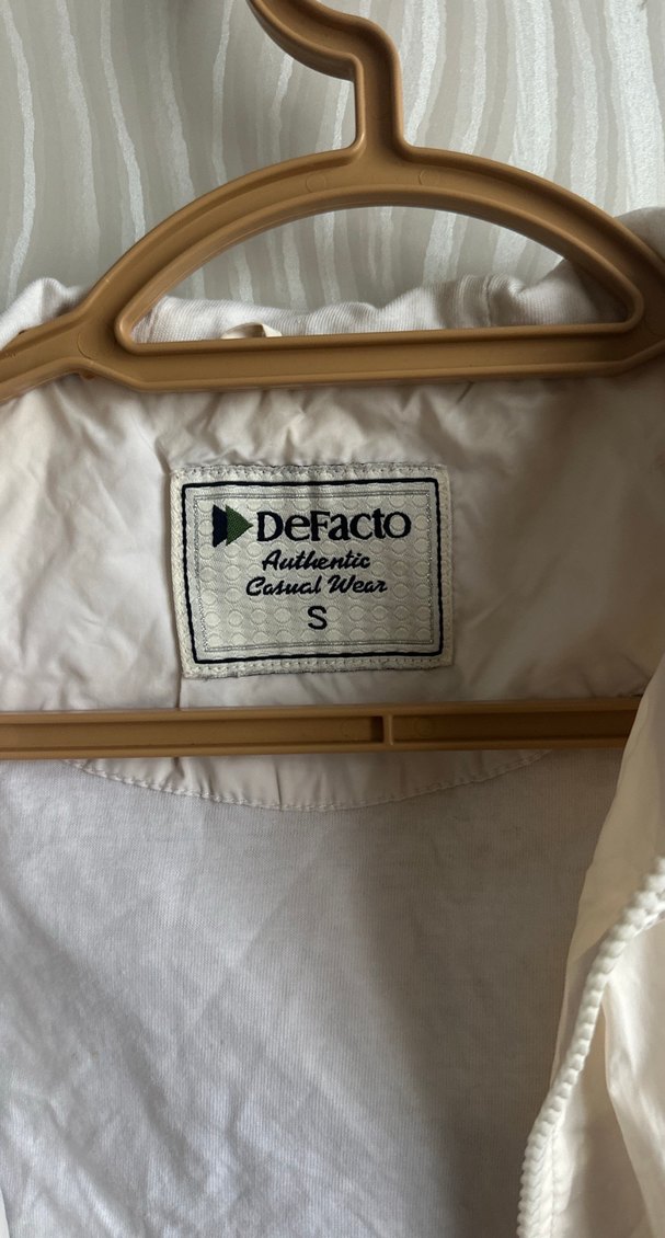 Beyaz Keten Kolsuz Fitted Yelek - Görsel 2