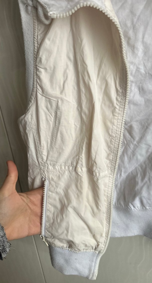 Beyaz Keten Kolsuz Fitted Yelek - Görsel 5