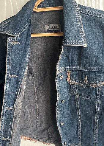 Vintage kot ceket - Görsel 3