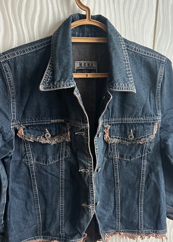 Vintage kot ceket - Görsel 2