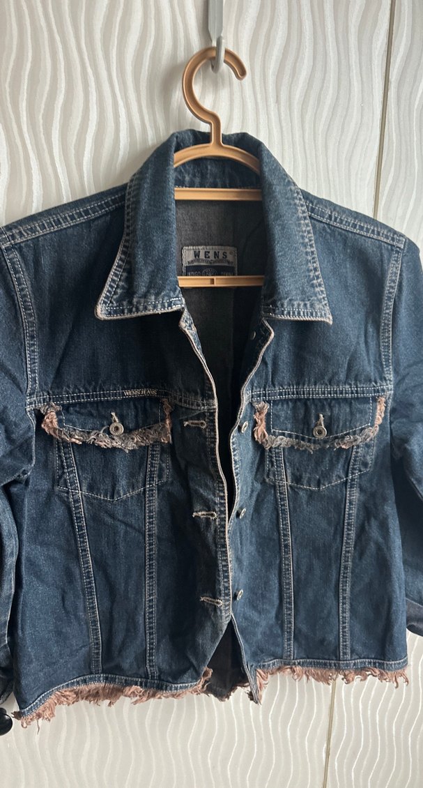 Vintage kot ceket - Görsel 2