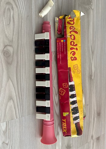 Pembe Melodika Müzik Enstrümanı kullanılmış