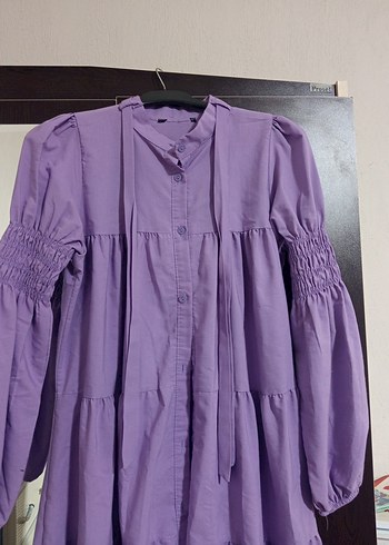 Uzun Kollu Mor Hamile Bluzu - Görsel 2