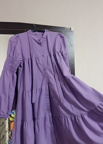 Uzun Kollu Mor Hamile Bluzu - Görsel 3