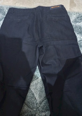 Lacivert Kemerli Denim Erkek Pantolon - Görsel 8