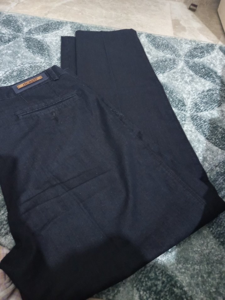 Lacivert Kemerli Denim Erkek Pantolon - Görsel 5