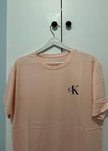 Pembe Oversize Calvin klein Tişört