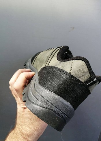 Gri Yılan Desenli Bağcıklı Erkek Outdoor Ayakkabı - Görsel 6