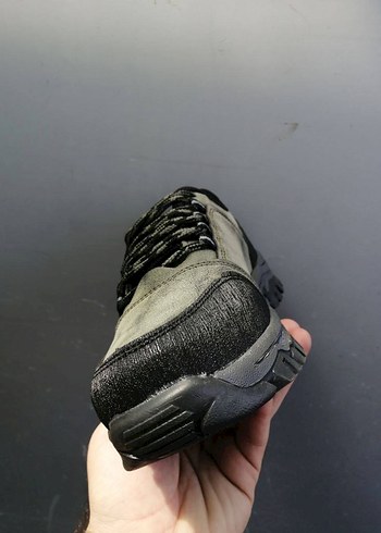 Gri Yılan Desenli Bağcıklı Erkek Outdoor Ayakkabı - Görsel 8