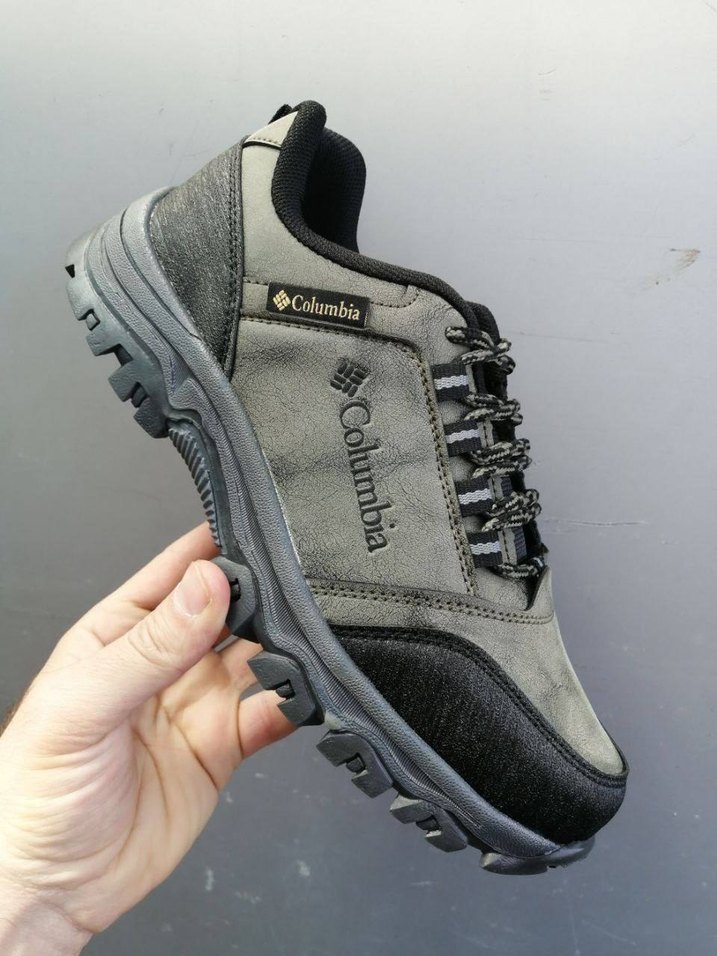 Gri Yılan Desenli Bağcıklı Erkek Outdoor Ayakkabı - Görsel 5