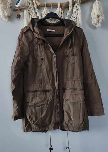 Haki renk yağmurluk - Görsel 2