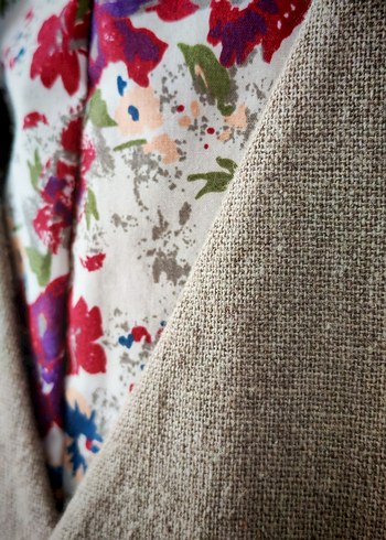 Bohem Bej Düğmeli Triko Yelek - Görsel 4