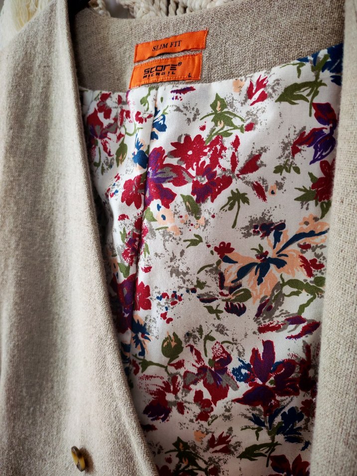 Bohem Bej Düğmeli Triko Yelek - Görsel 5