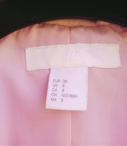 38 Beden Kadın H&M Kaban