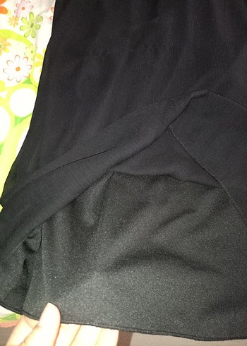 Siyah Kısa Elbise - Görsel 4