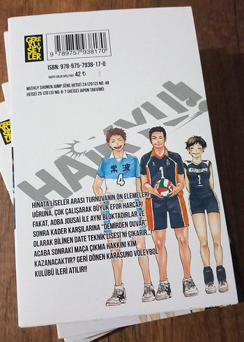  Beden Haikyuu! 1 - Hinata ve Kageyama Manga