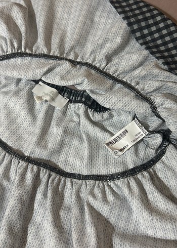 m Beden Yeşil Ekose S-M beden Mini Etek Fırfırlı Rahat Kesim Pull&Bear