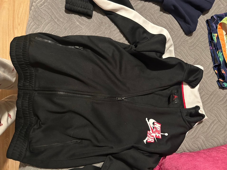 Erkek Çocuk Siyah Fermuarlı Ceket - Görsel 2