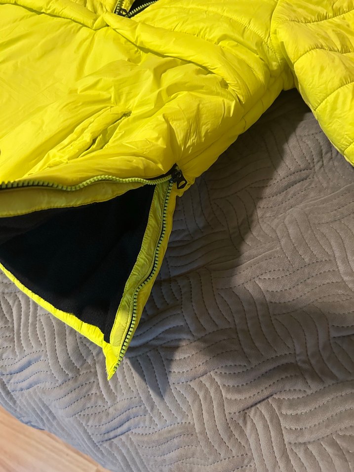 Sarı Kapüşonlu 13-14 yaş Kışlık Mont - Görsel 4