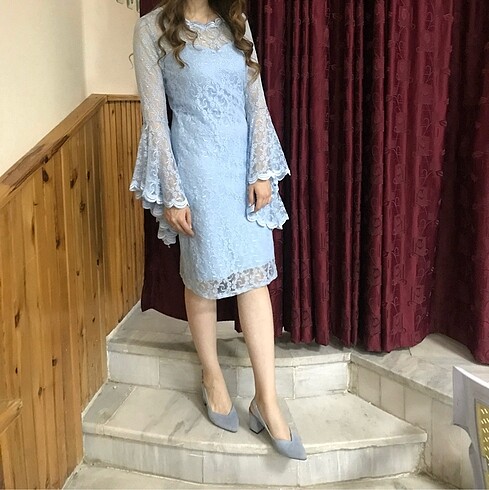 Diğer Açık mavi elbise