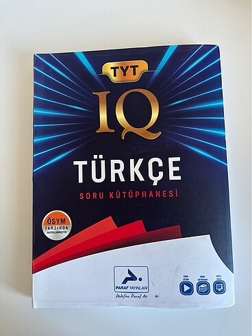 Paraf IQ Yayınları Tyt Türkçe Soru Bankası