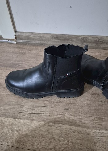 Siyah Kadın Günlük Topuklu Bot - Görsel 7